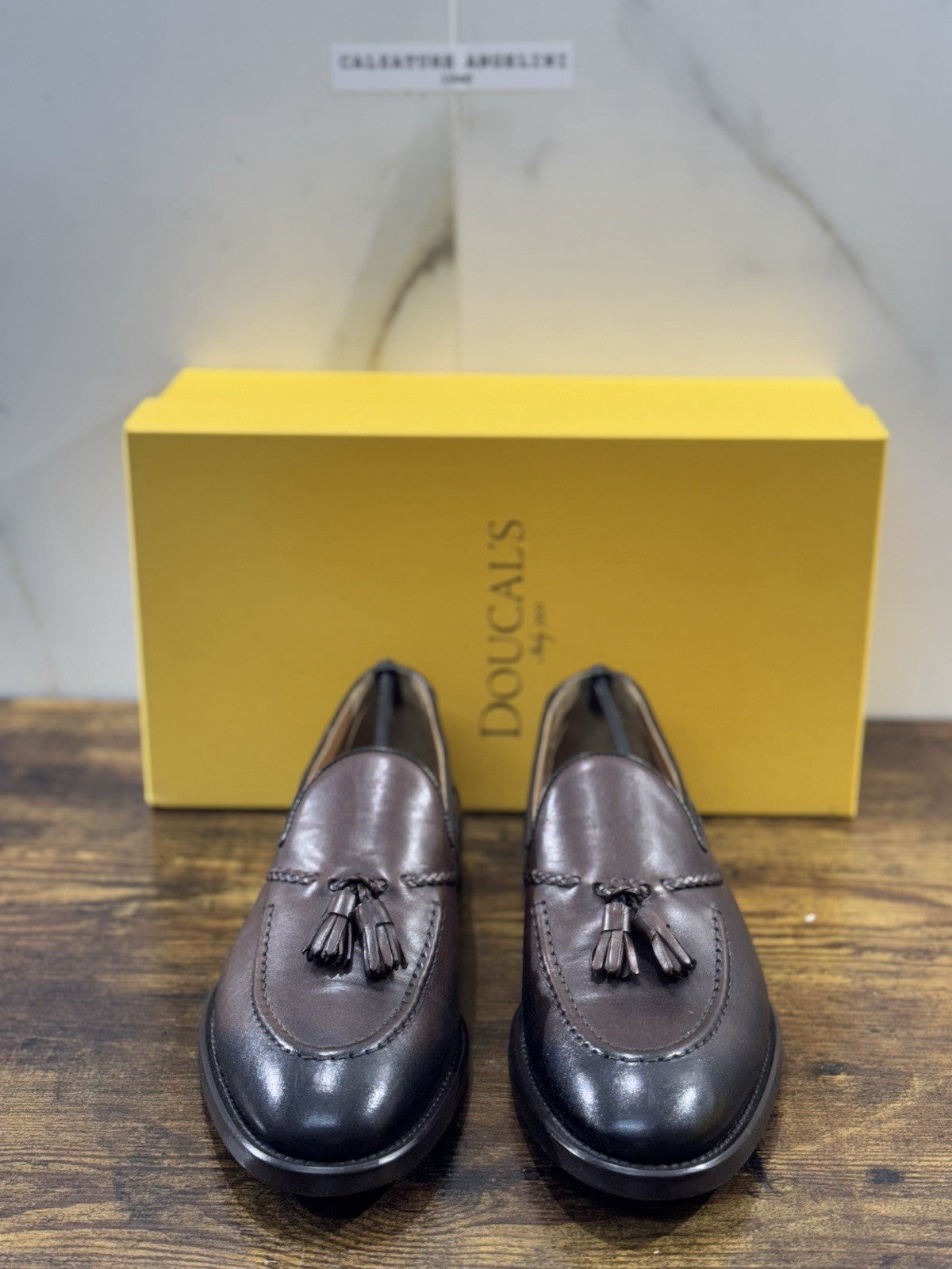 Doucal’s Mocassino Nappine Pelle T Moto   Luxury Doucal’s Scarpa Uomo 40