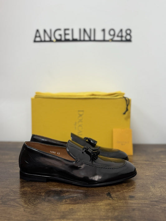 Doucal’s  Mocassino Nappine  Pelle Polish Nero   Flexible  Casual Scarpa Uomo 45
