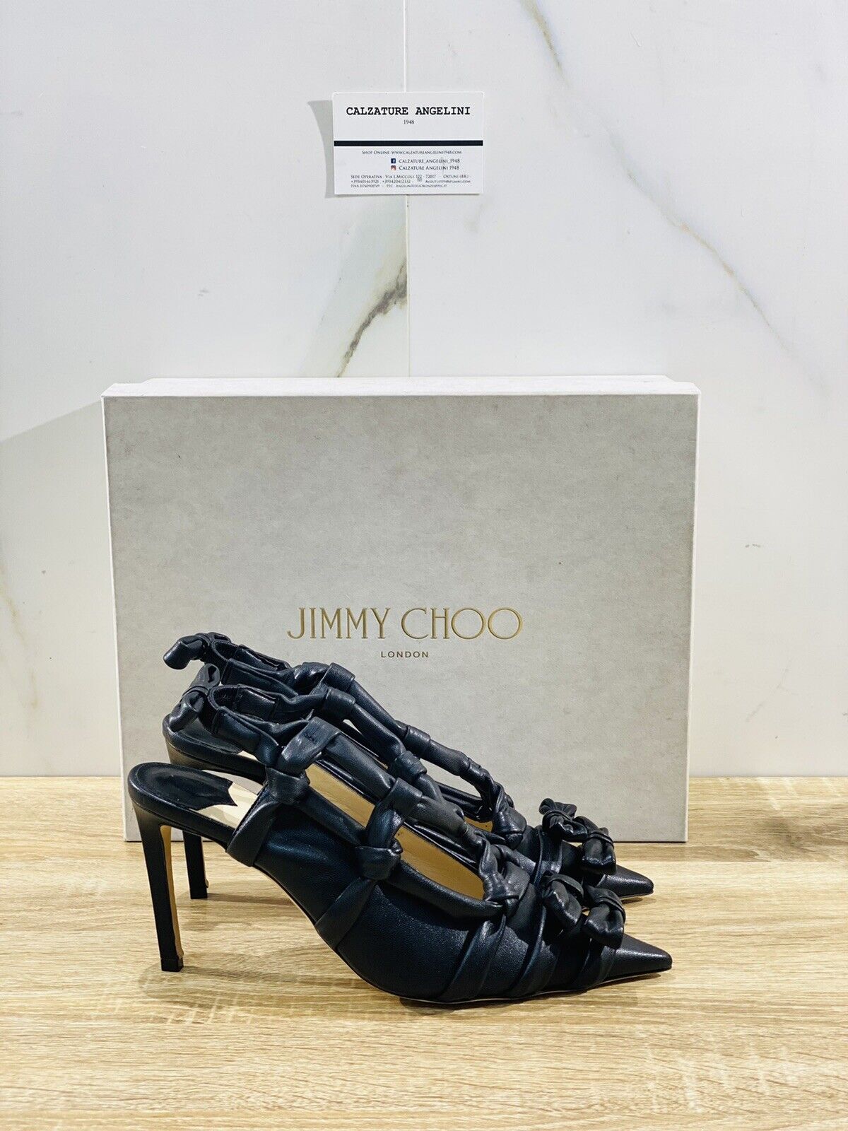 Jimmy choo sandalo donna in pelle nera luxury woman jimmy choo sandal 37