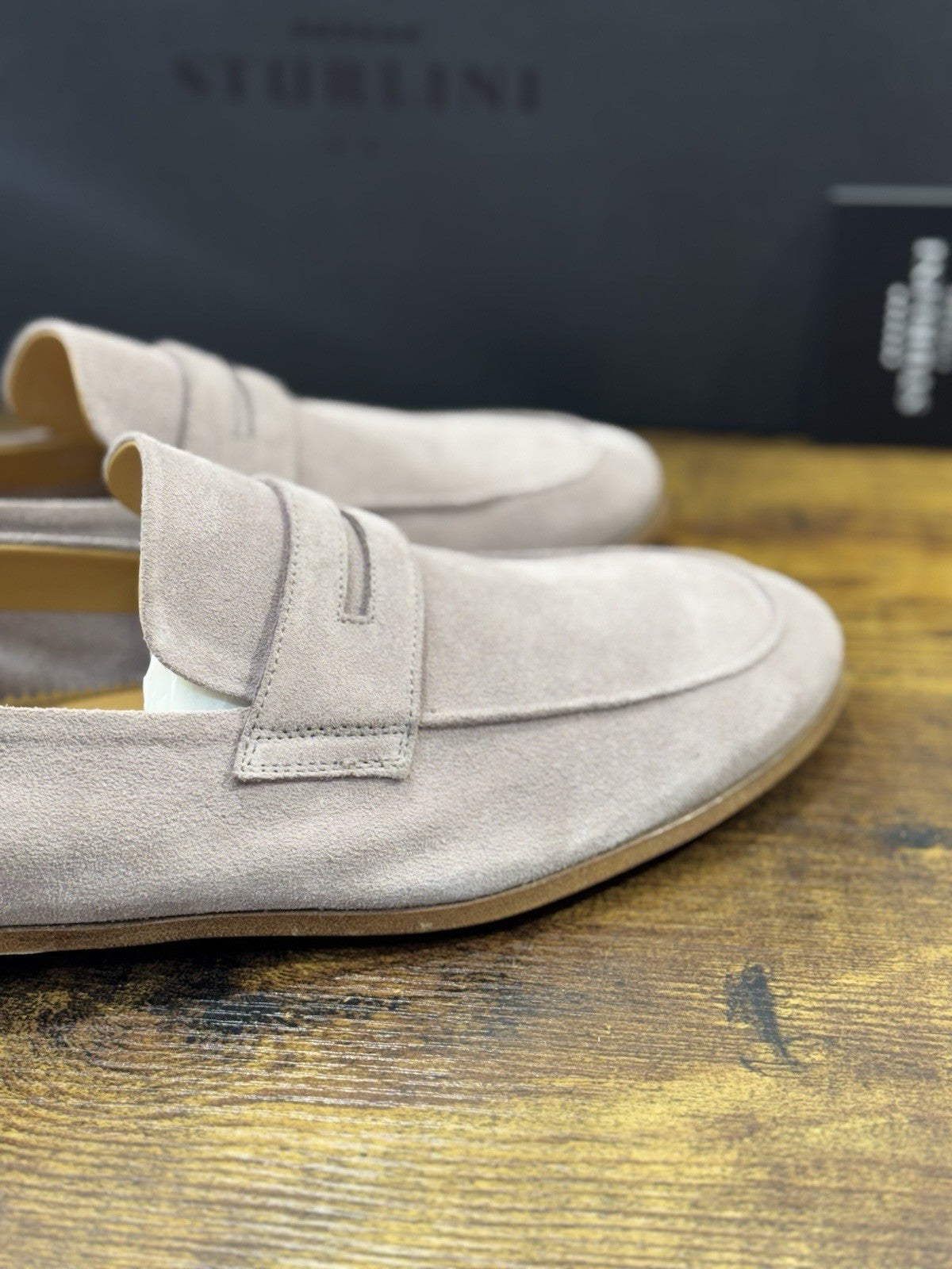 Sturlini Firenze Mocassino  Uomo Suede Charme    Luxury Craftmanship Men 41