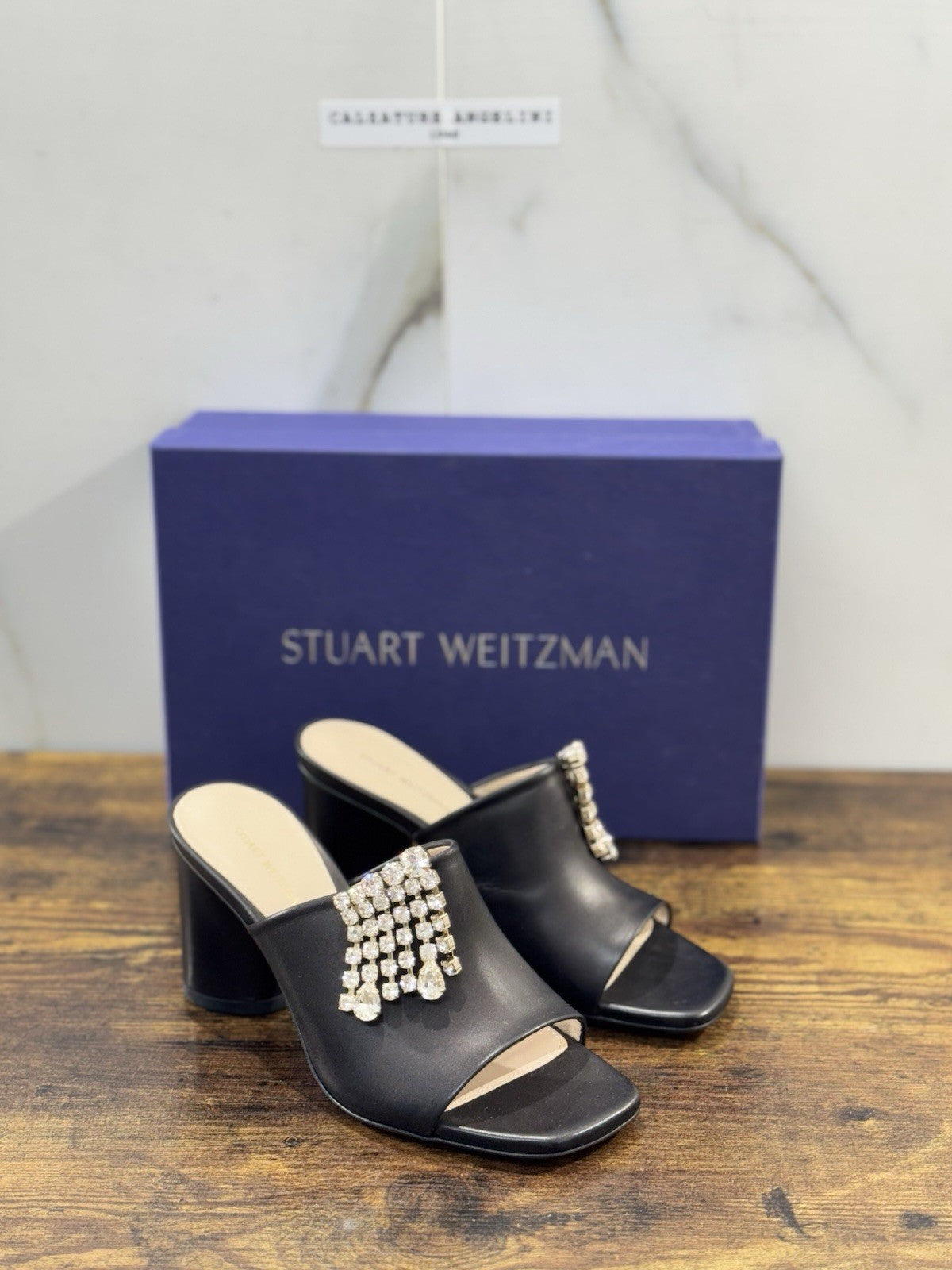 stuart weitzman Sandalo Donna The One Pelle Nero  Luxury Woman  Donna 36