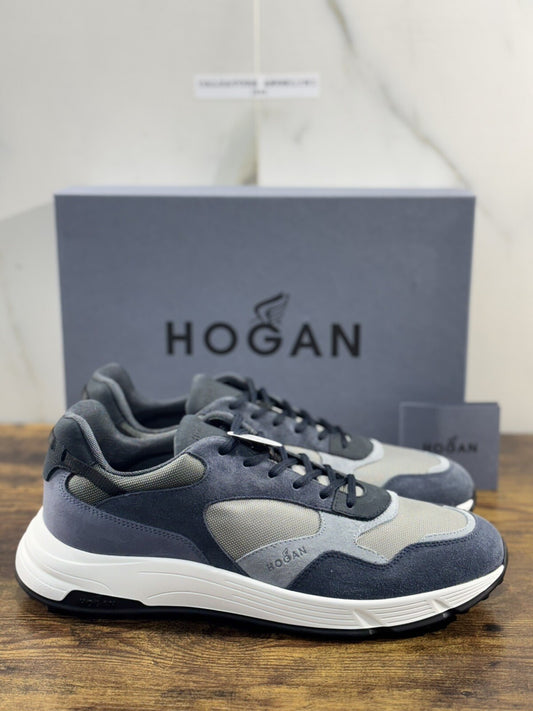 Hogan Hyper light  sneaker Pelle Blu  memory foam Luxury Hogan Men Shoes 44