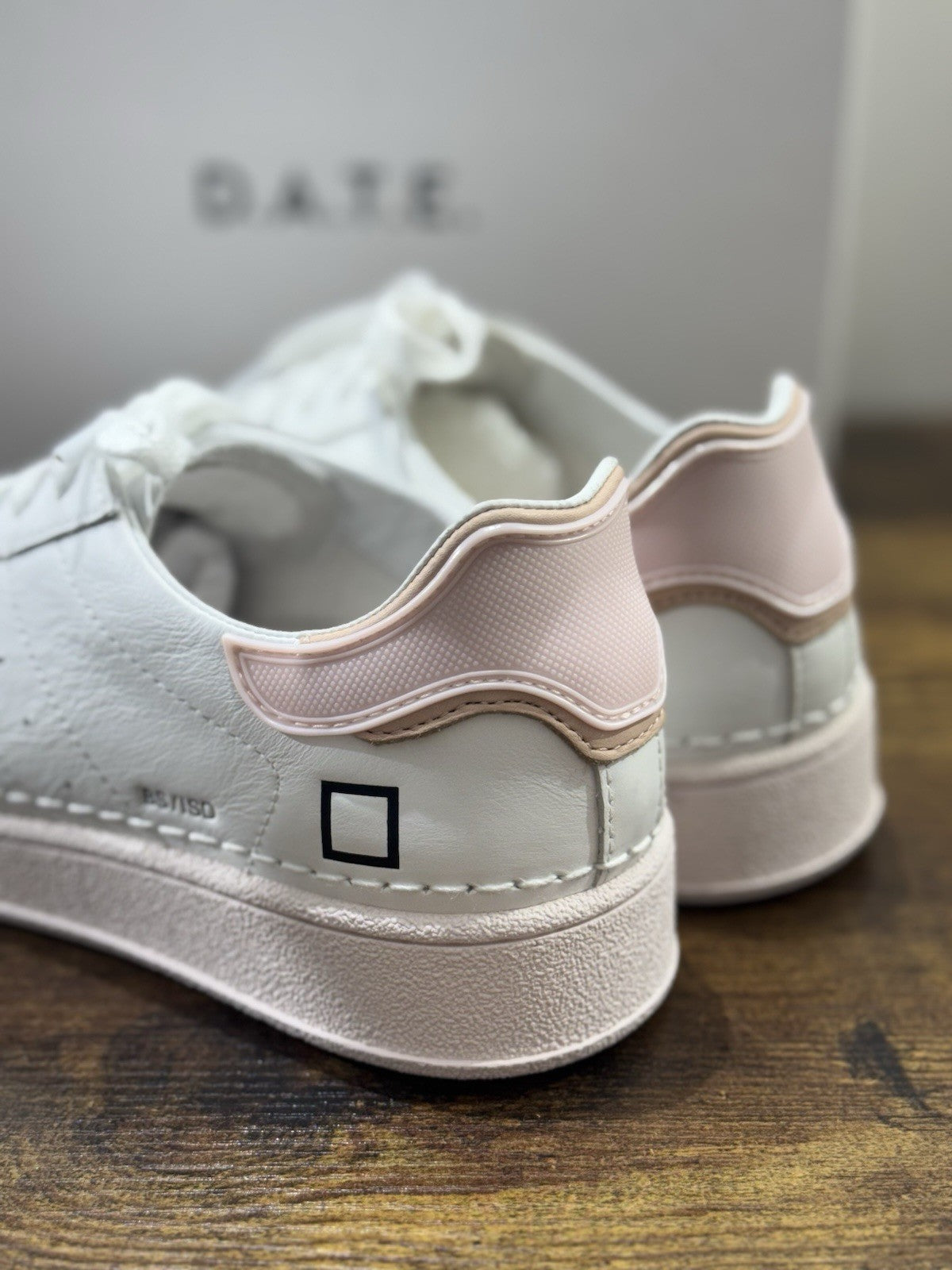 D.A.T.E Base Island  Sneaker Bianca Pink Causal Scarpa Donna 38