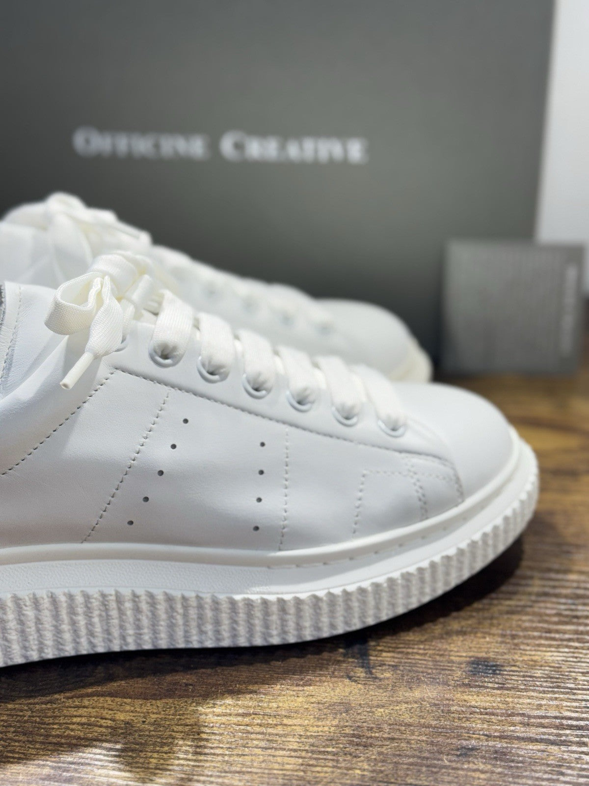 Officine Creative Sneaker Krace Pelle  Handmade In Italy Casual Luxury Uomo 42