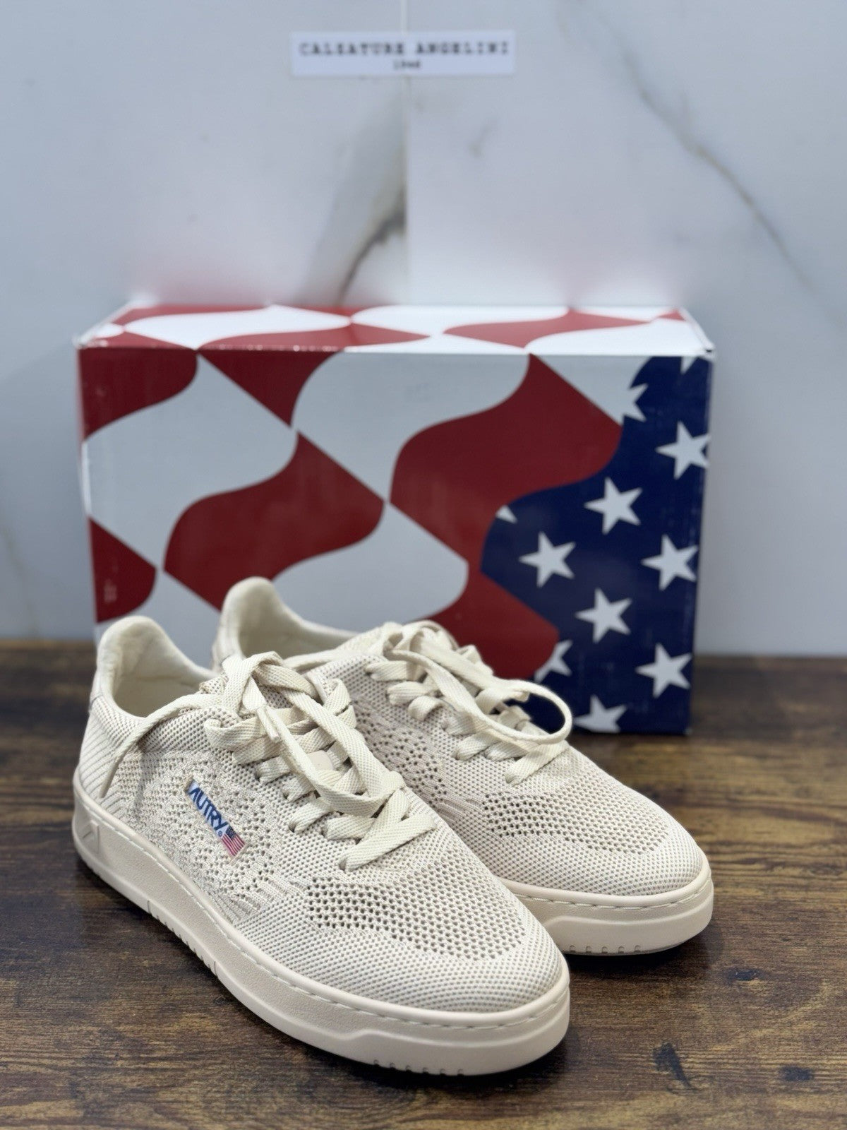 Autry Easyknit Low Sneaker Crema Casual Autry Donna 39