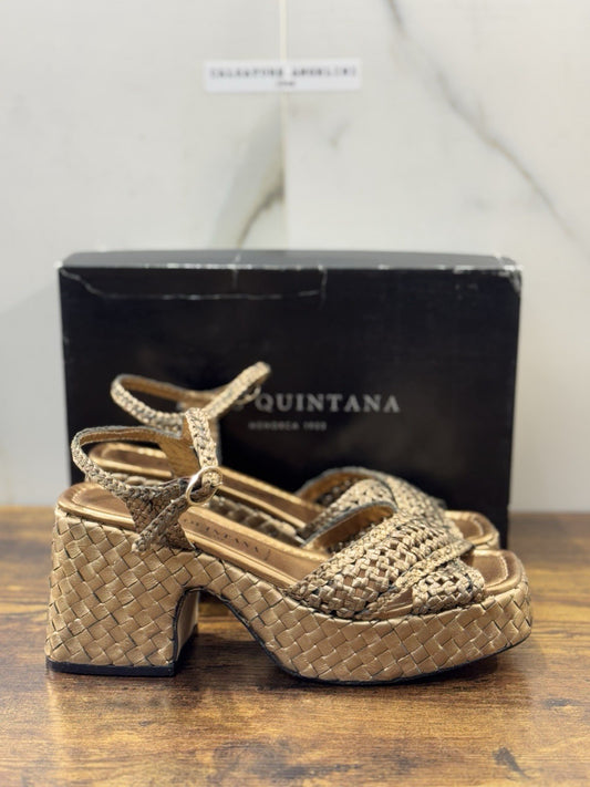 Pons Quintana Sandalo Pelle Bronzo Casual Pons Quintana Donna 41