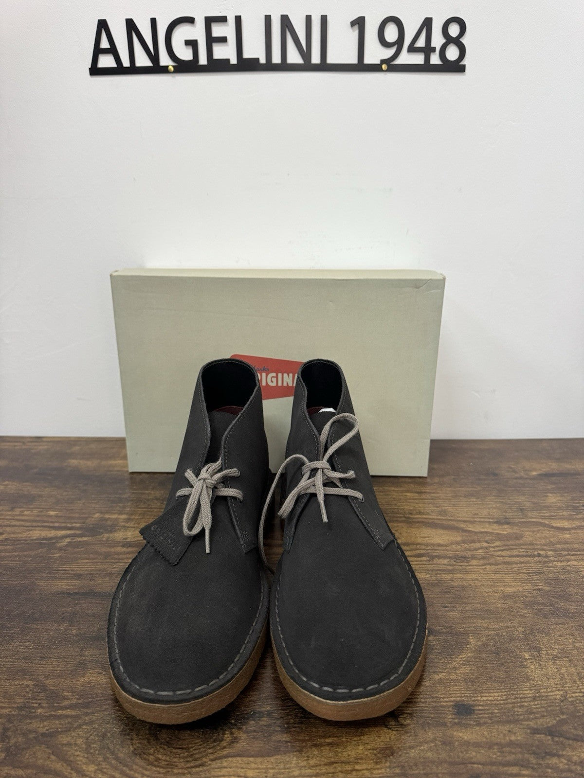 clarks desert boot Suede Dark Grey    Causal Uomo 42