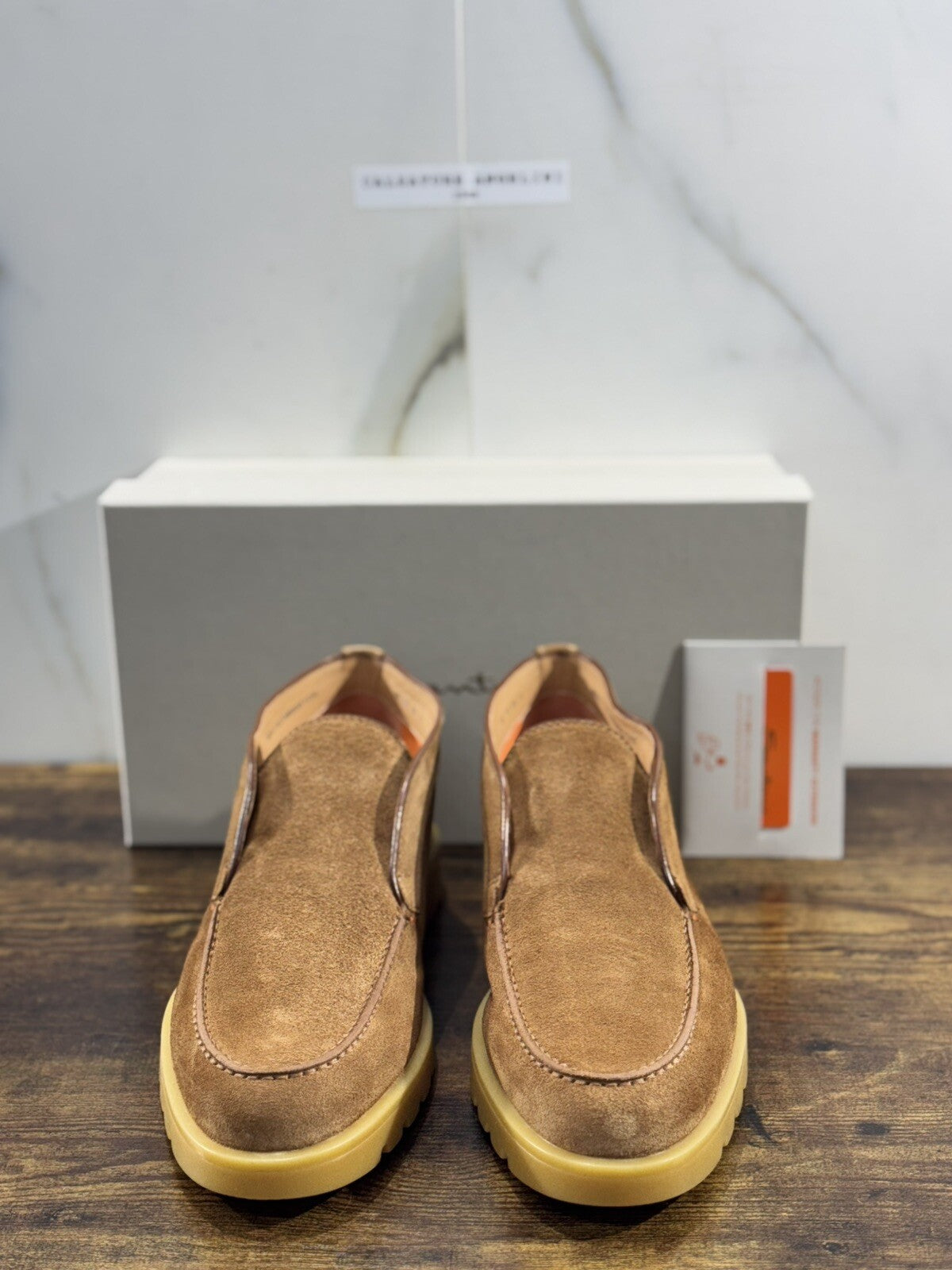 Santoni Scarpa Uomo Polacchino    Pelle  Open  Walk  Luxury Men Santoni 10