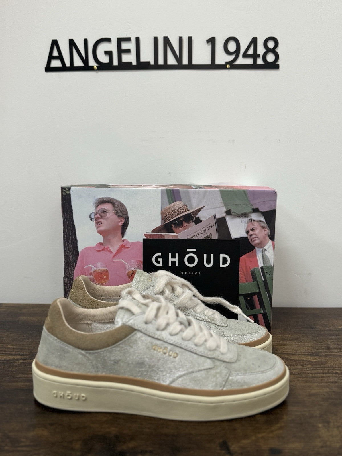 Ghoud Venice Sneaker Pelle Lamin Causal Scarpa Ghoud Donna 40