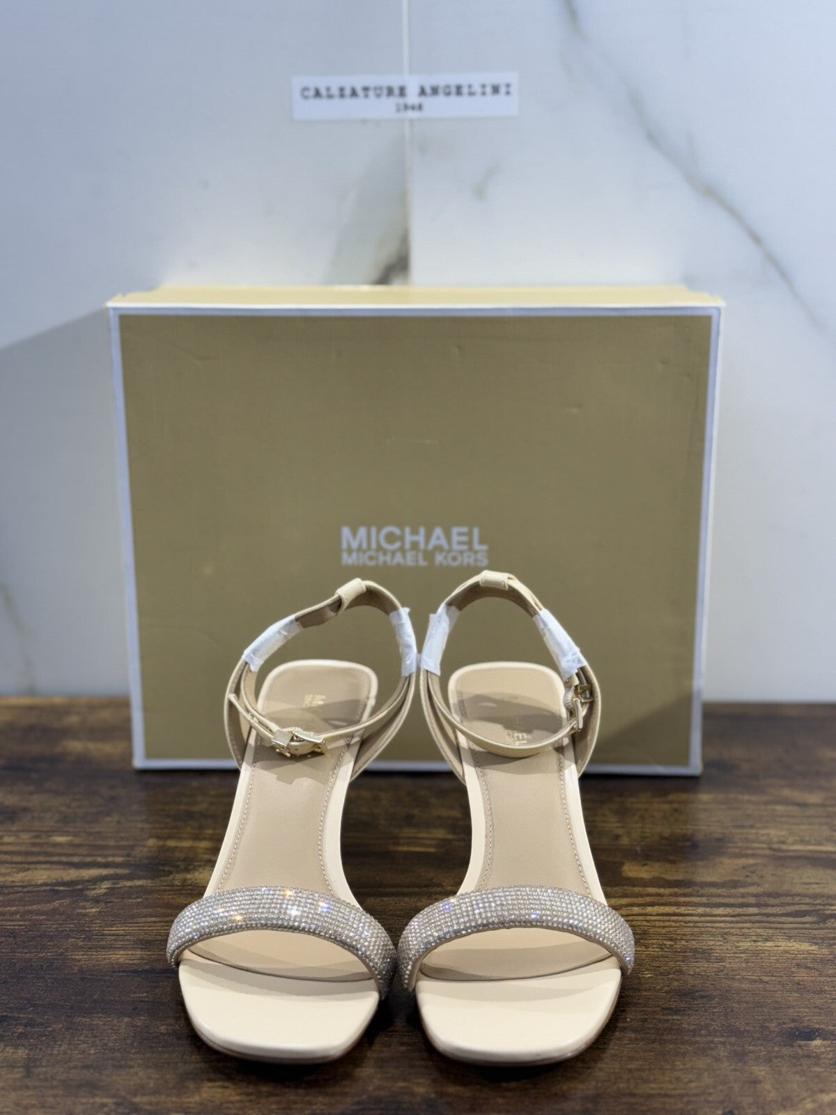 Michael Kors Carrie  Sandal Pelle Milk    Casual Sandal 40