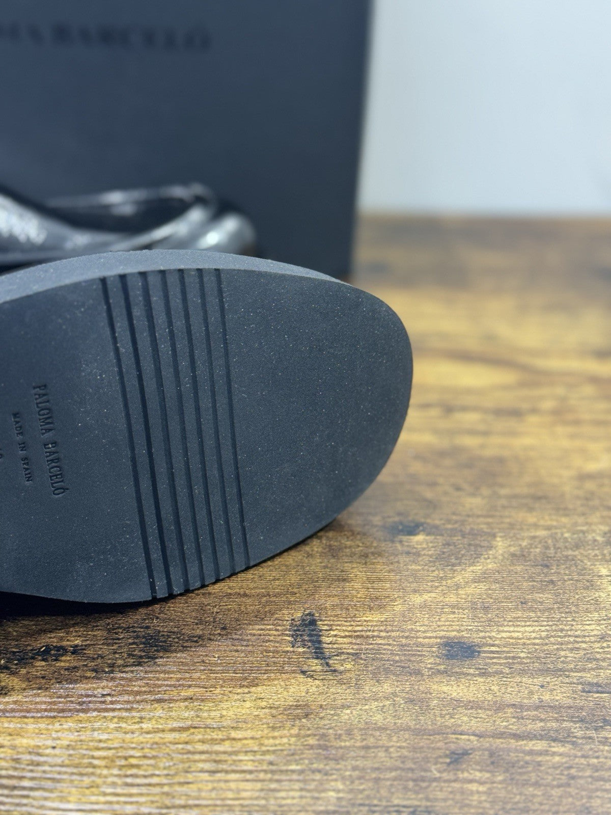 Paloma Barcelo’ Mocassino    Pelle Nera    Casual Loafer 39