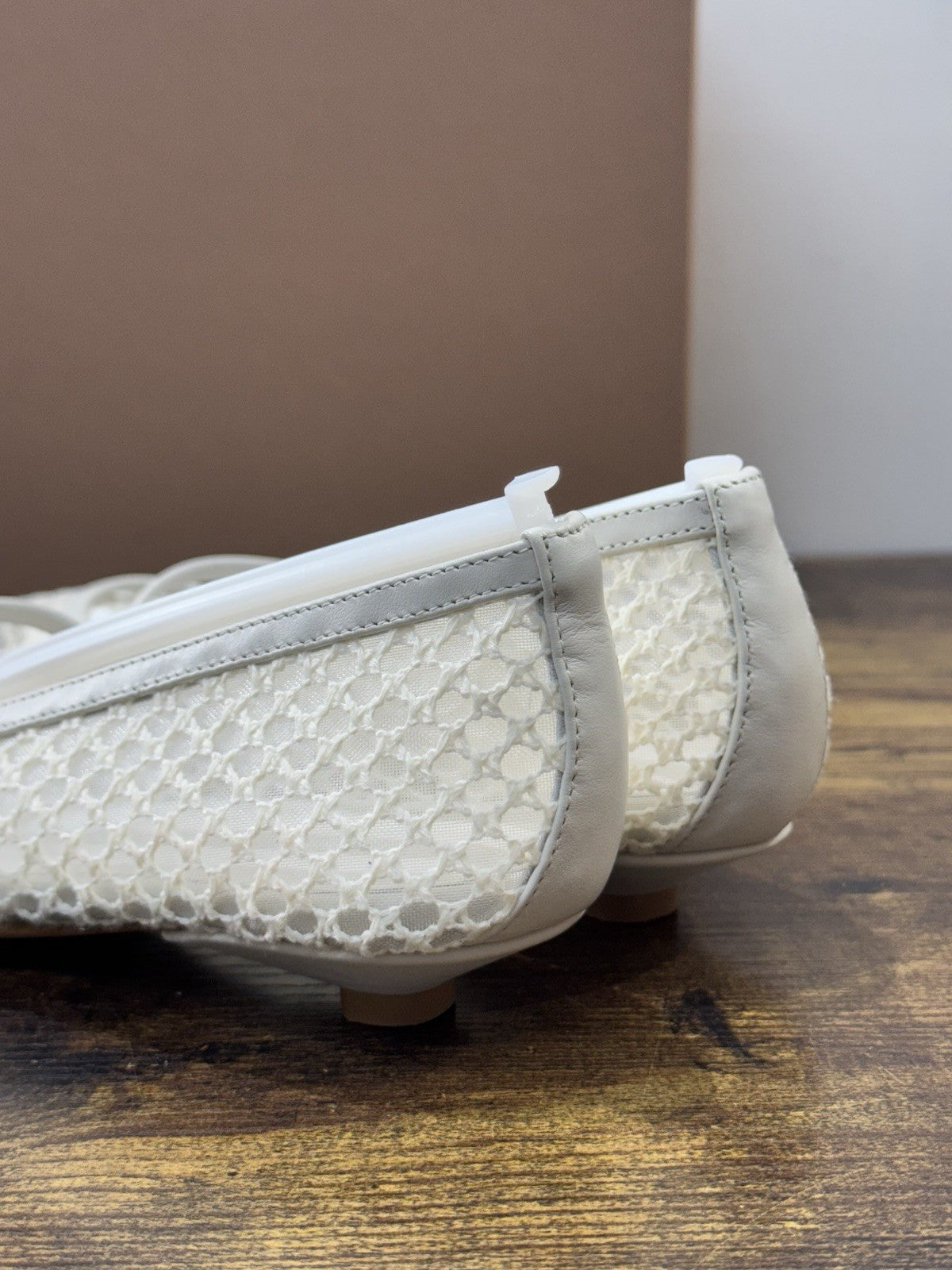 Sergio Levantesi Ballerina Flora Rete Panna    Luxury Woman Scarpa 36