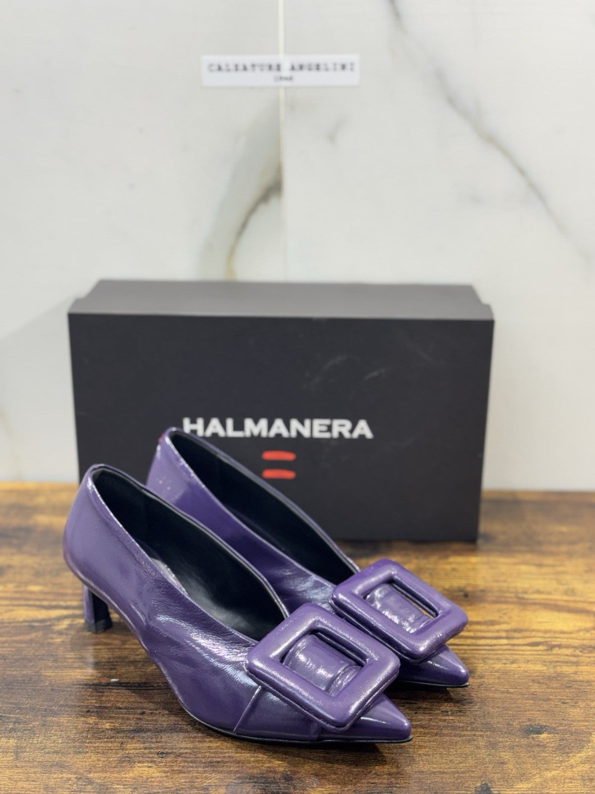 HALMANERA Décolleté  Pelle Uva     Luxury Made In Italy Donna 41
