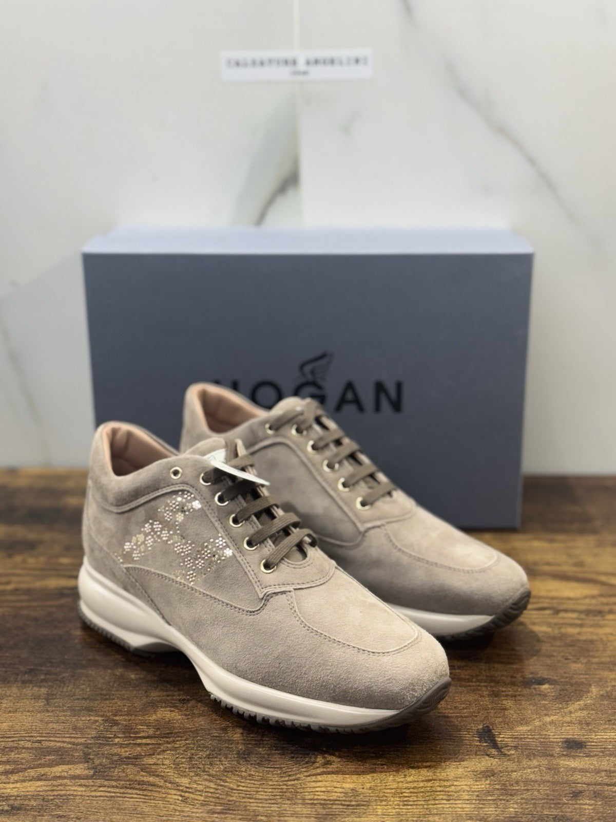 Hogan Interactive Suede Palude Micro Borchie  Casual Hogan Donna 39