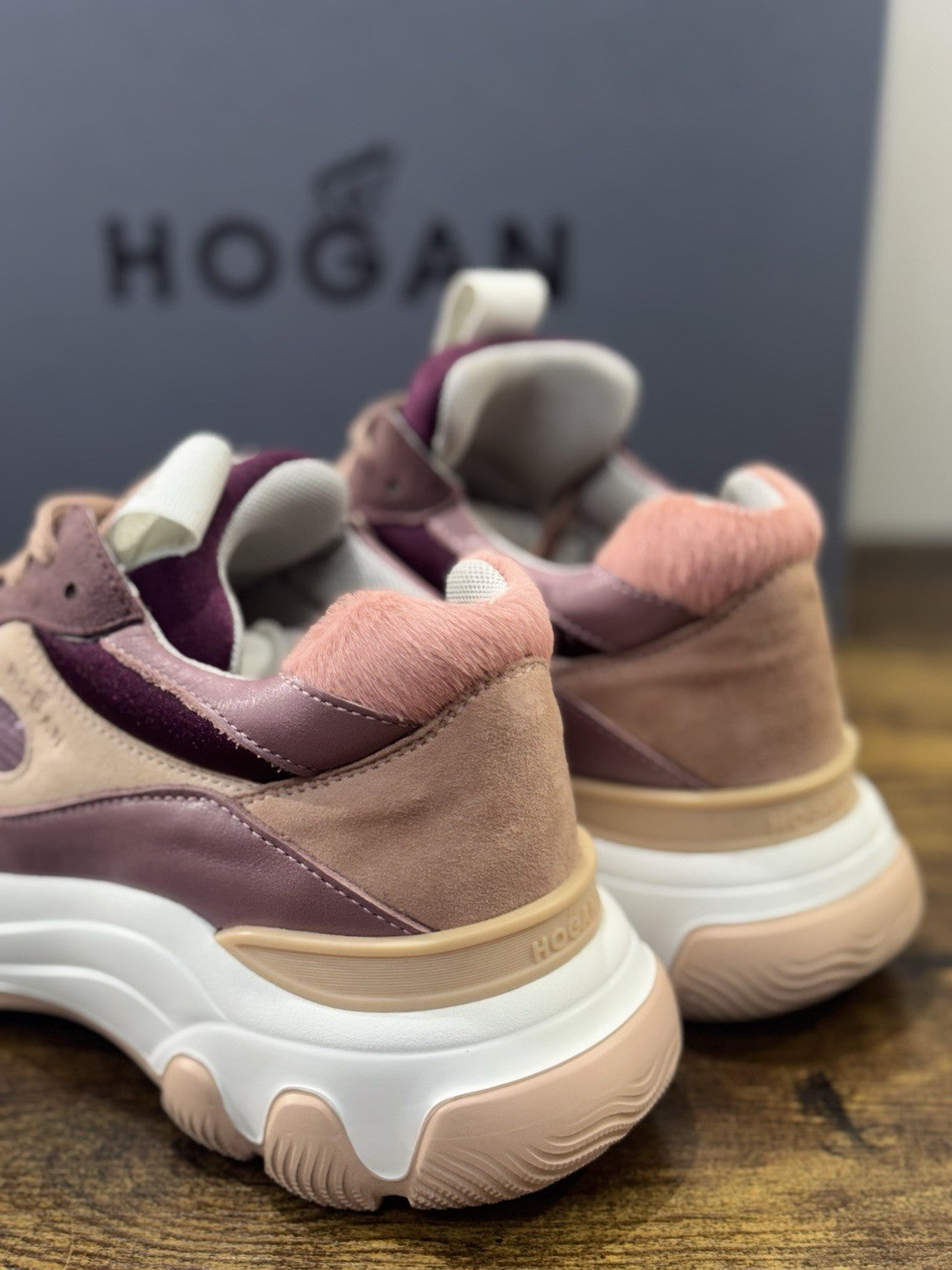Hogan Hyper Active  Donna Sneaker Fuxia    Memory Foam Luxury Hogan Woman  37