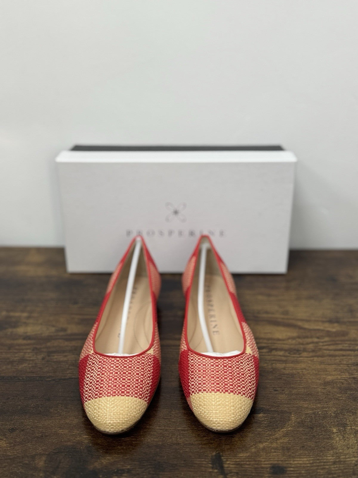 Prosperine Ballerina  Rosso Beige  Flat  Scarpa Donna 36