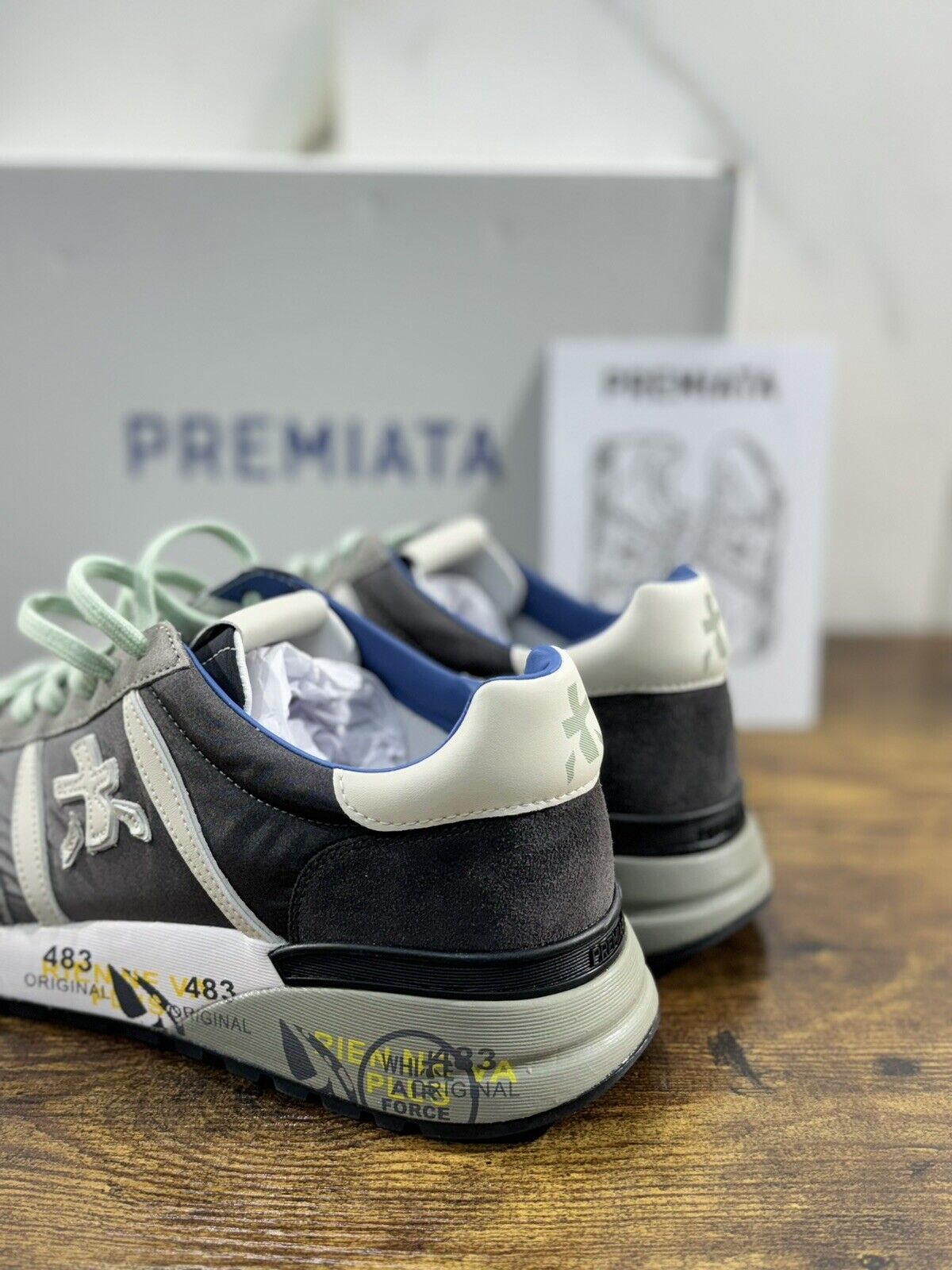 Premiata Lander  Sneaker Uomo Bianco Grey   Casual Premiata 44