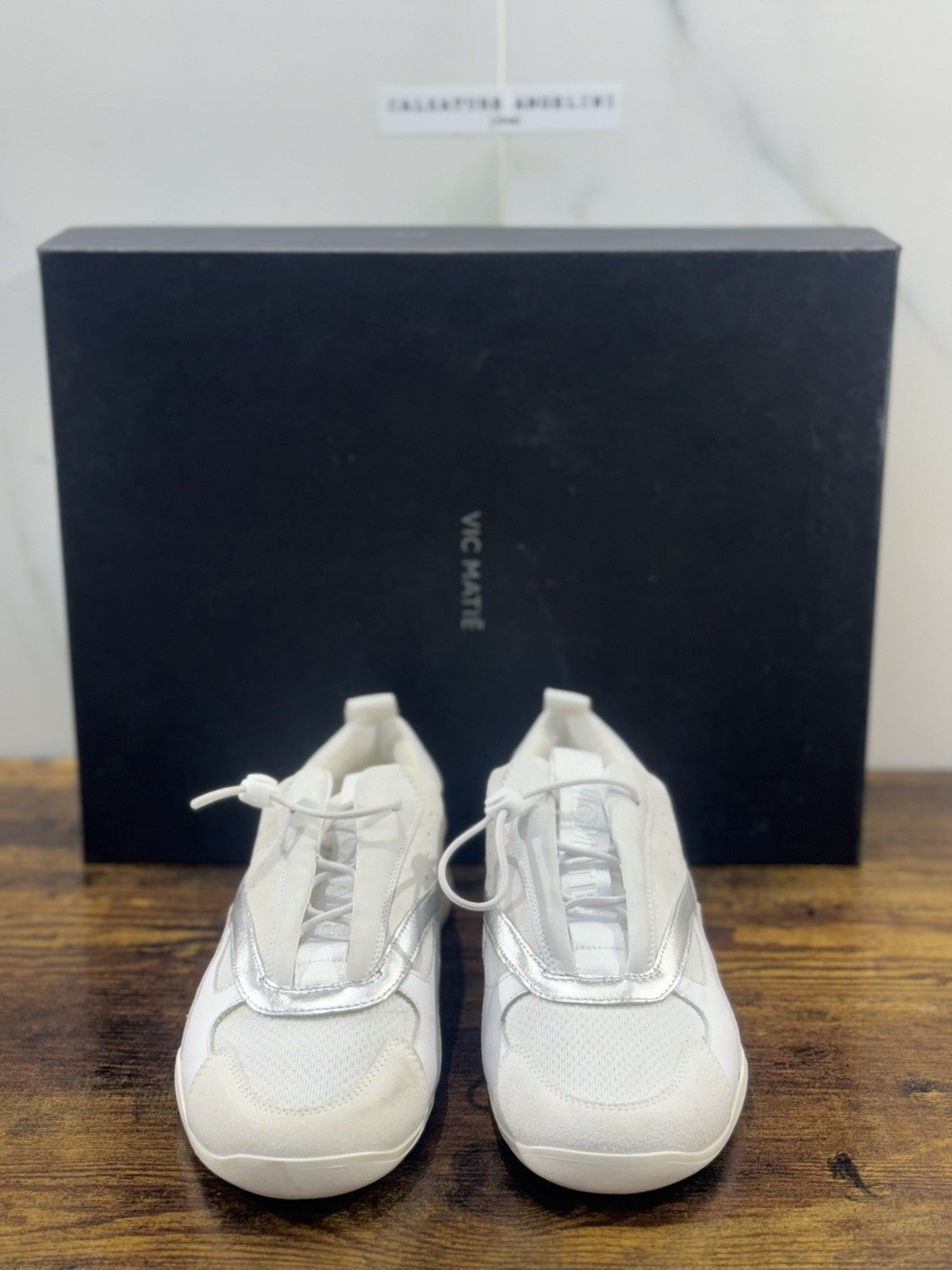 Vic Matie’ Sneaker Ondina  Pelle Bianca  Extra Light Donna  39
