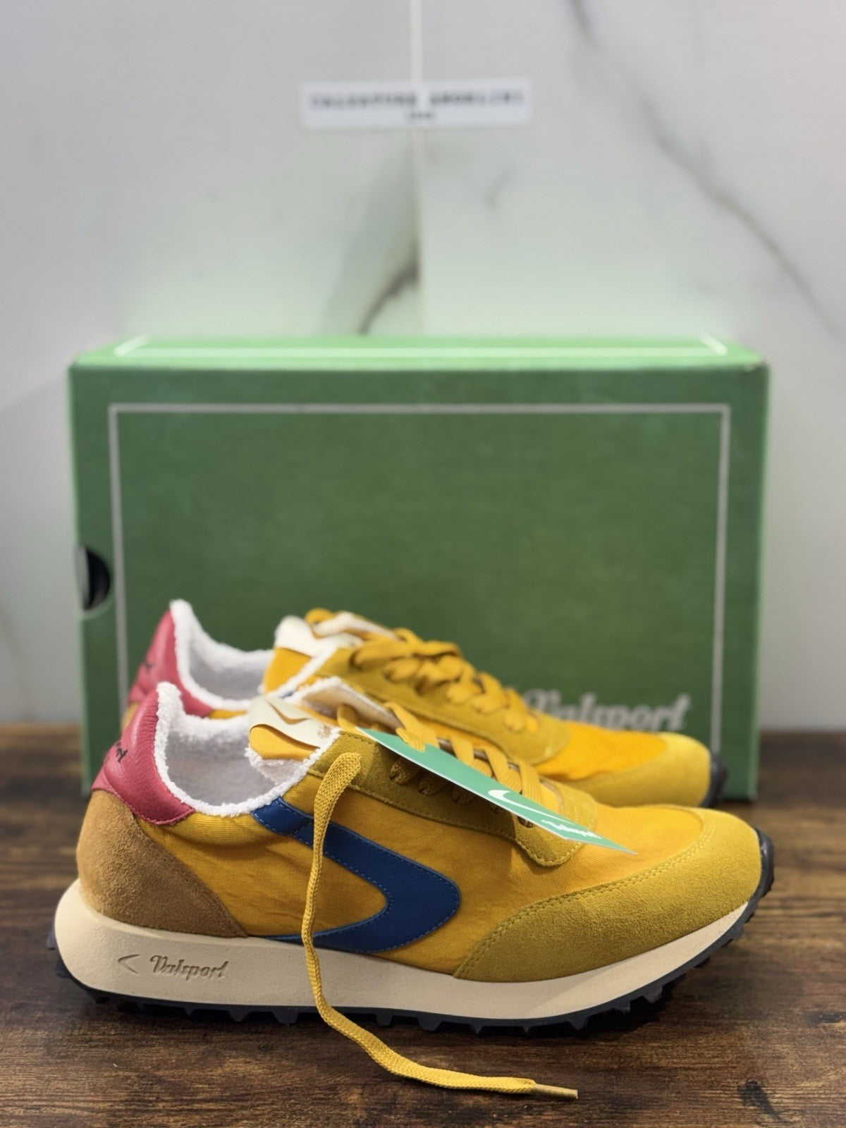 Valsport Start Heritage  Sneaker Suede Giallo Casual  Uomo 41