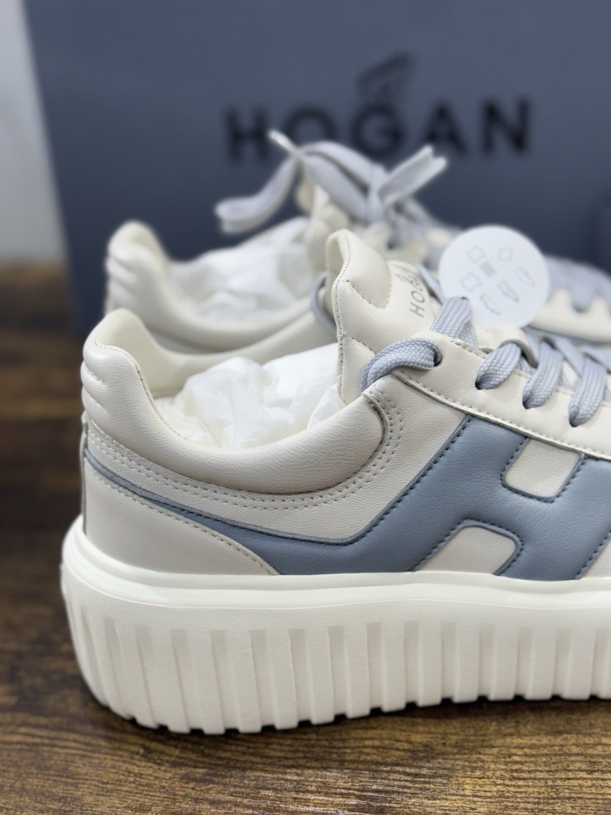 Hogan H Stripes  Sneaker Pelle Casual Bianca   Hogan Scarpe Donna 39