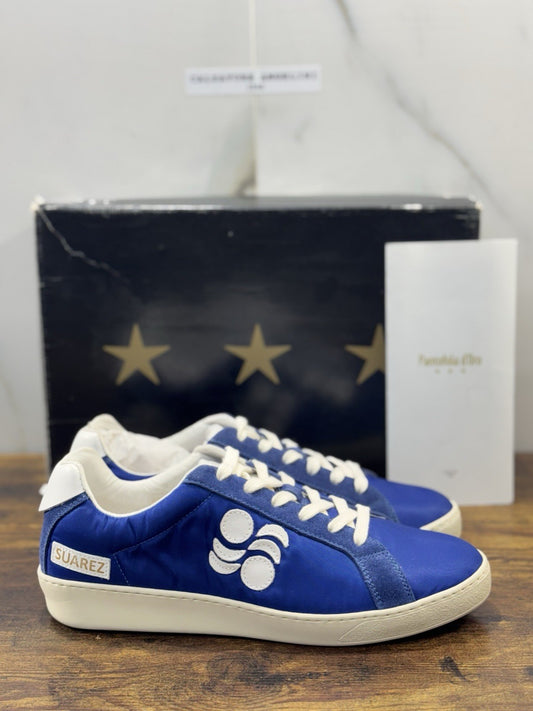 Pantofola D’oro Sneaker  Suarez   Pelle Blu Casual Scarpa  Uomo 39