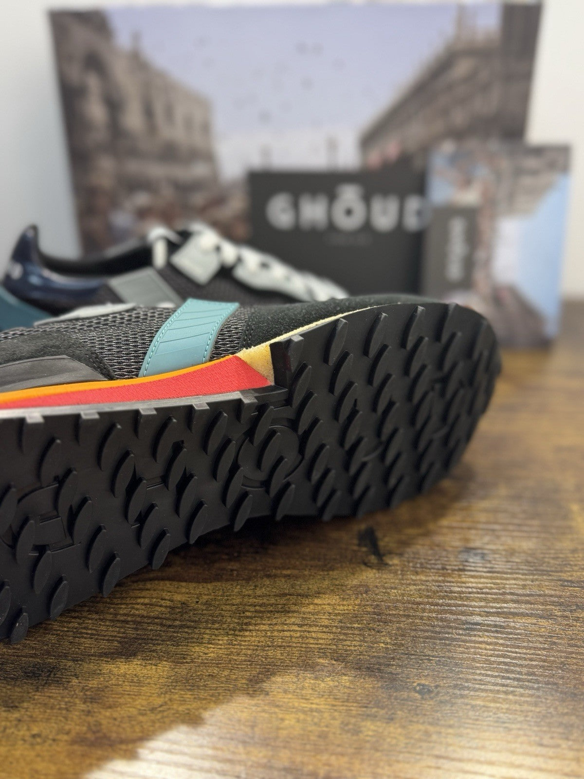 Ghoud Rush Sneaker Suede Nero Casual Scarpa Uomo 44