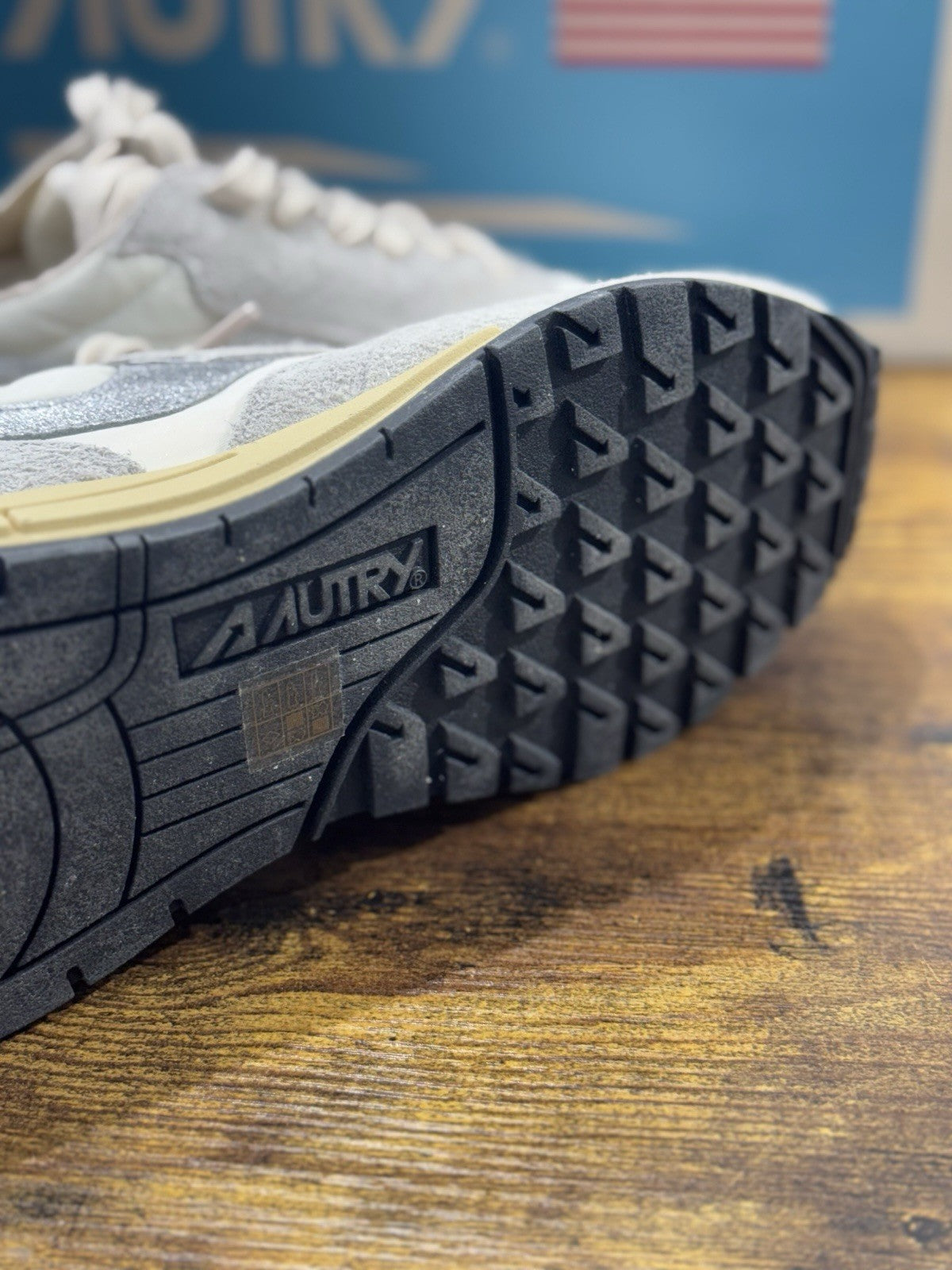 Autry Reelwind  Low Sneaker Suede White Silver    Casual Autry Donna 39
