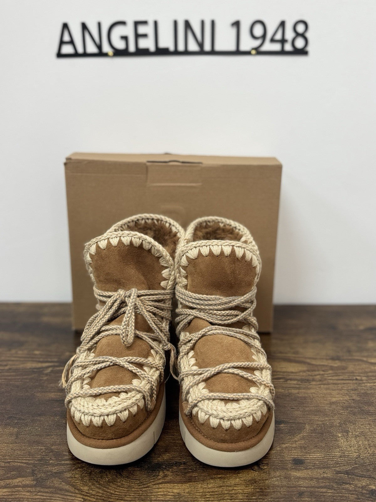 Mou Bounce Boot  Suede Cognac Casual Mou Boot Donna 38