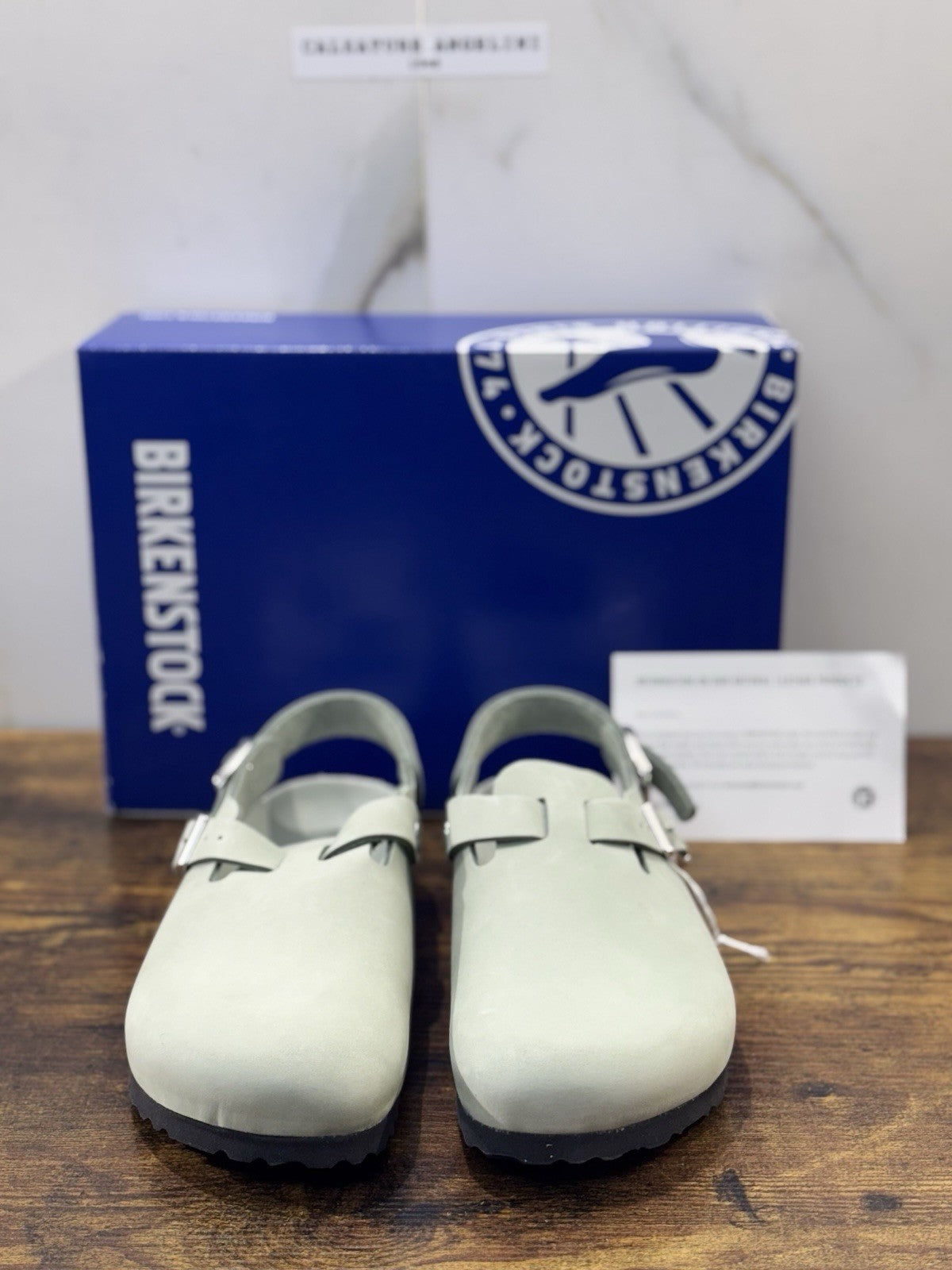 Birkenstock Tokyo II  Pelle Sage Donna   Premium Leather Birkenstock 37
