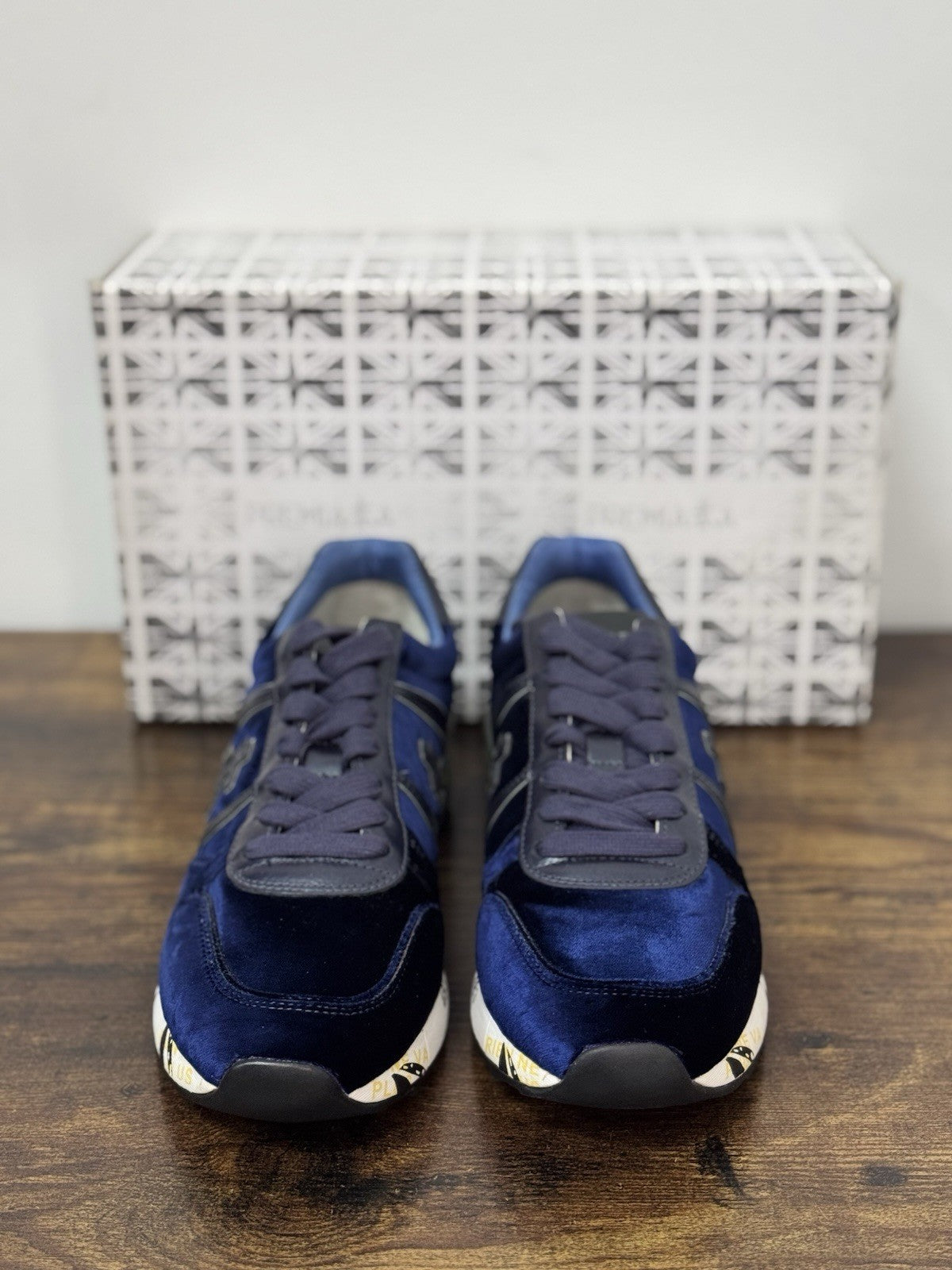 Premiata Sneaker Diane Velluto Blu Casual Premiata Scarpa Donna 37