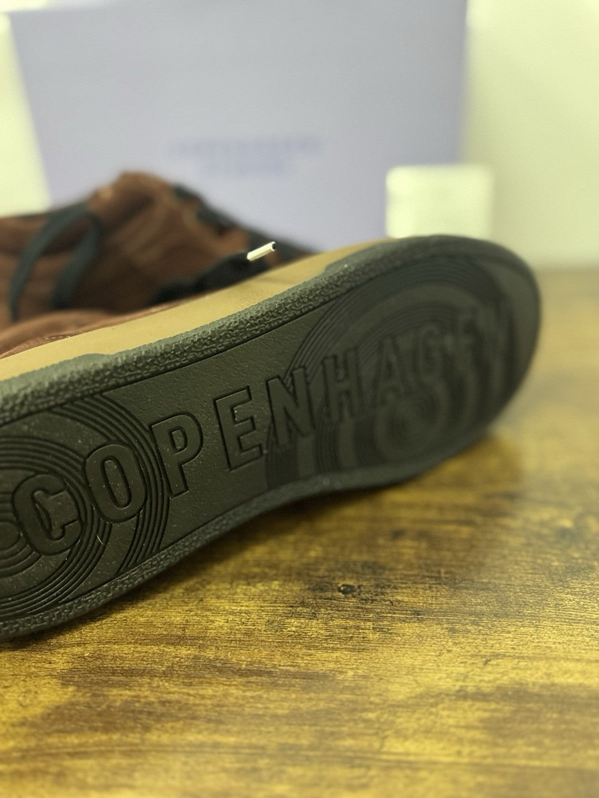 Copenhagen Sneaker Suede Wood Causal Uomo 45