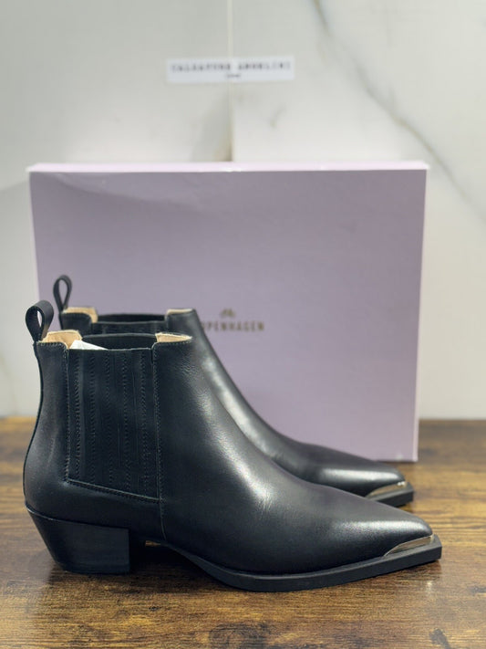 Copenhagen Texano  Donna Pelle Nera   Casual Boot 39