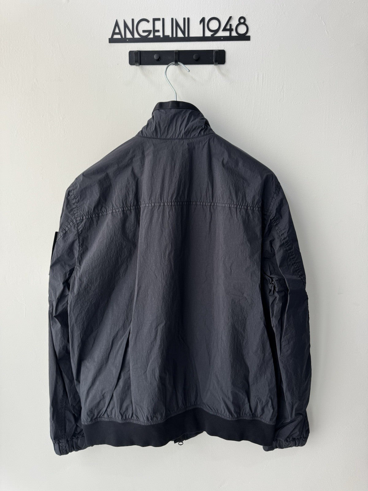 Stone Island Crinkle Reps Ny Garment Dye  Blu Icon Jacket Uomo L