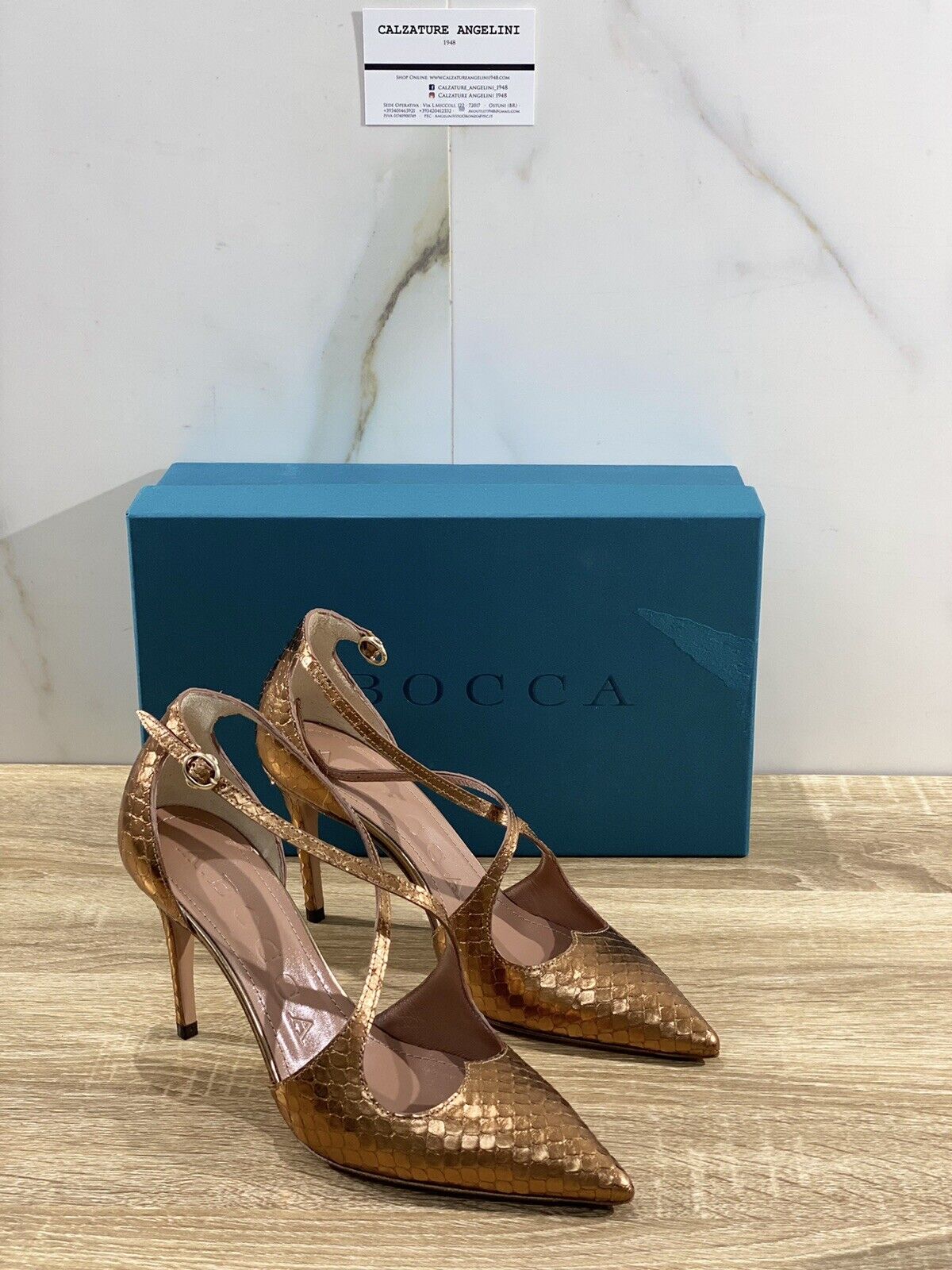 A.Bocca Decolte donna Anaconda  Gold   luxury woman Shoe  A.Bocca  37