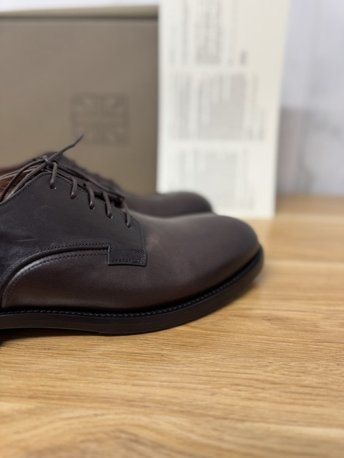 Pantanetti Scarpa Derby Pelle Moka  Casual Uomo 41