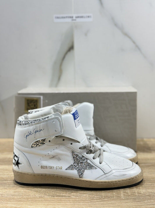 Golden Goose Sneaker Donna Sky Star   Pelle Luxury Woman Golden Goose 35