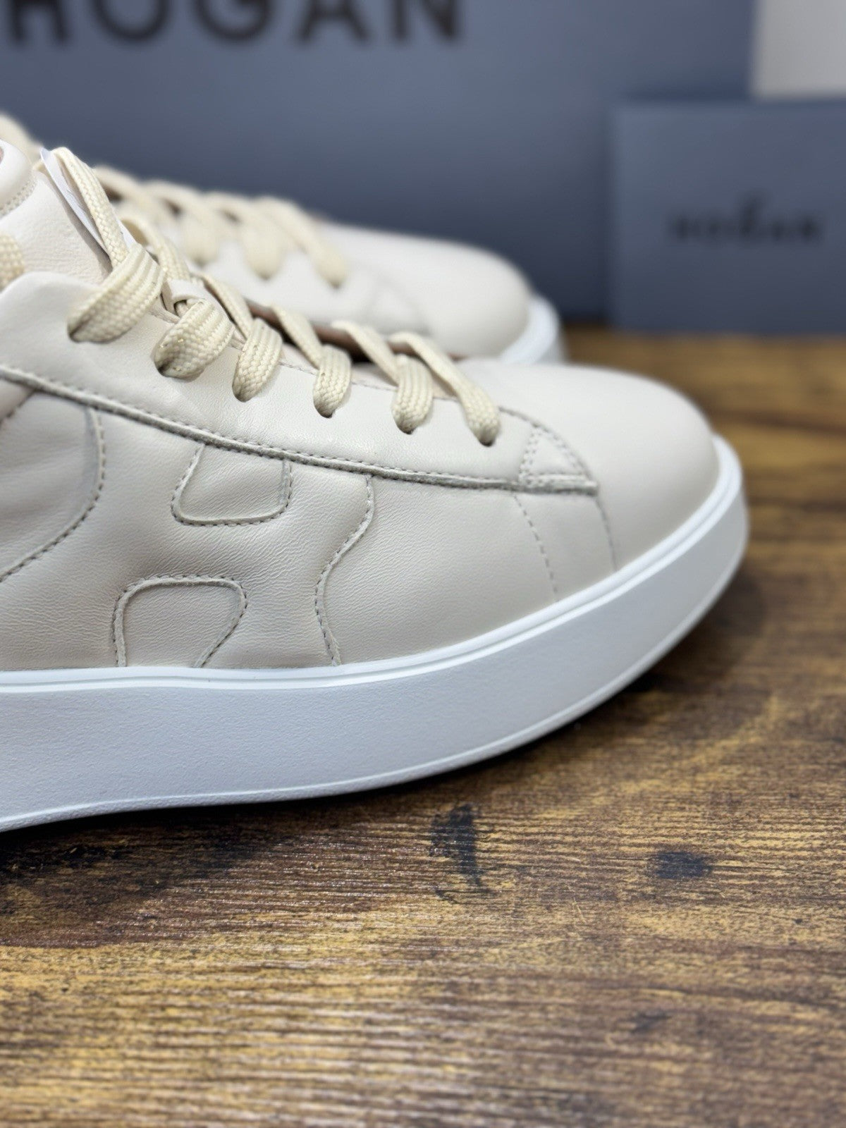 Hogan H564 Sneaker Pelle Yogurt Casual Hogan Donna 37.5