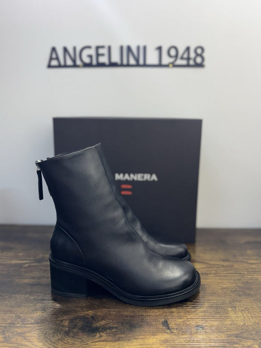 Halmanera Chelsea Boot  Nole Pelle Nero Casual Boot Donna 37