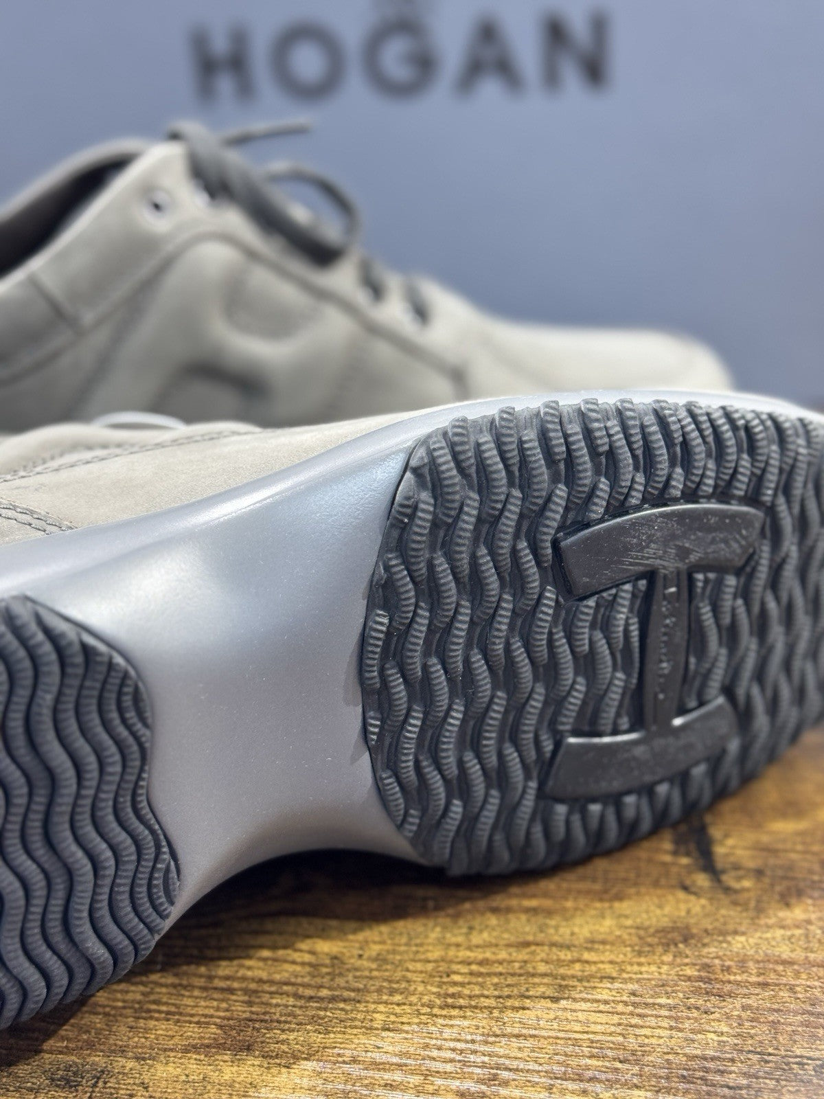 hogan interactive Sneaker Pelle Nabuk Carbone Uomo 41.5