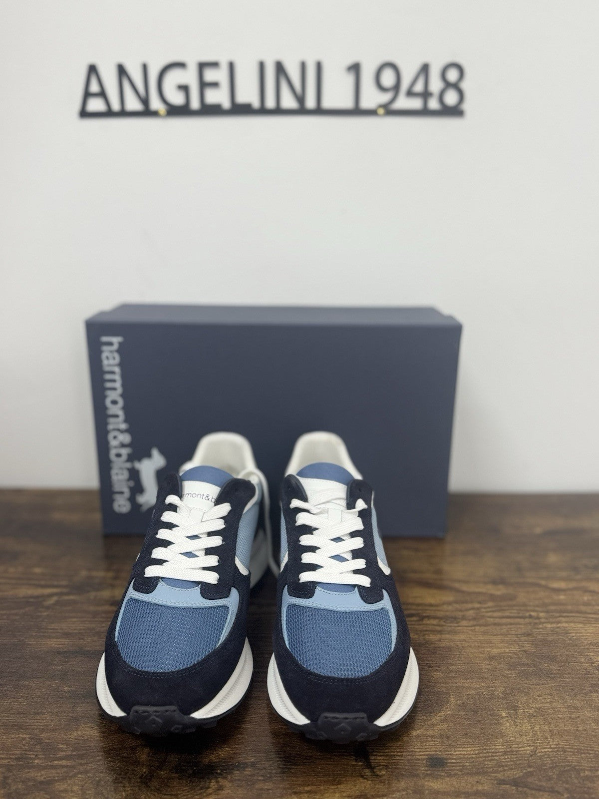Harmont & Blaine Sneaker Suede Blu Casual Uomo 41