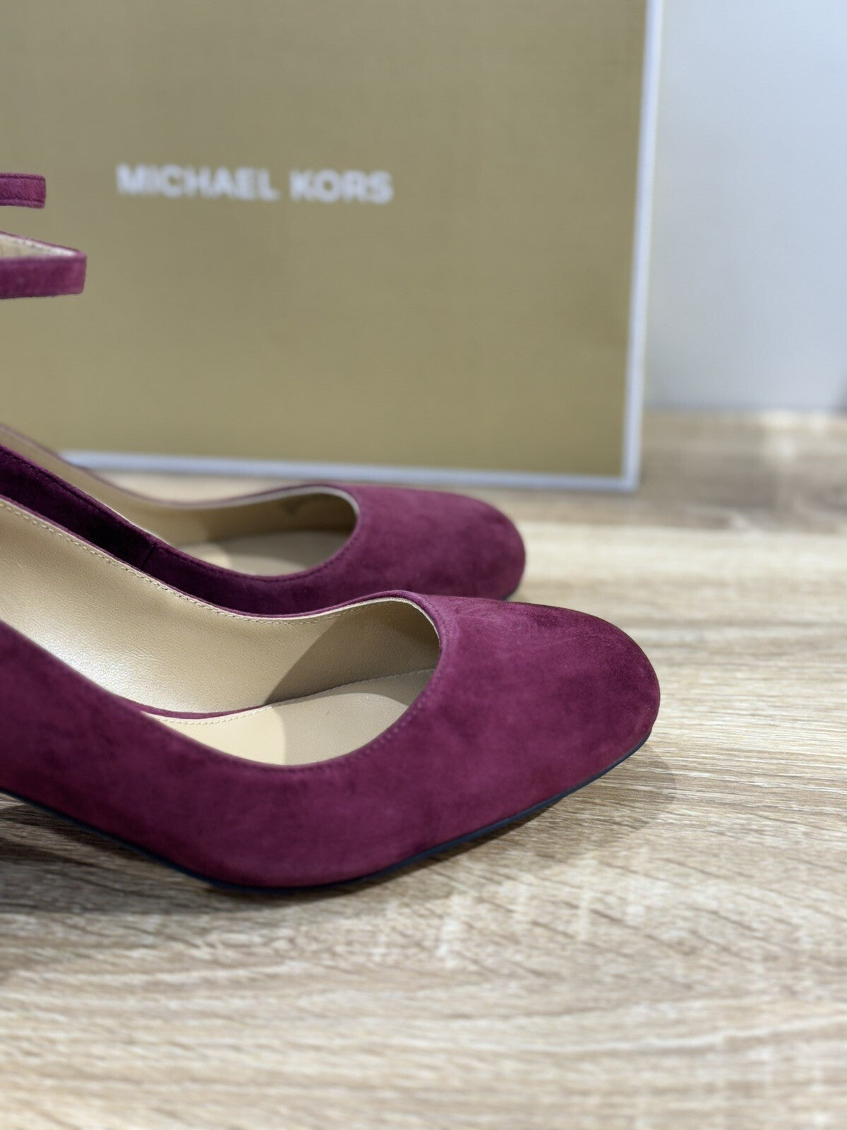Michael Kors Perla Pump Donna Suede Mulberry Con tacco 37