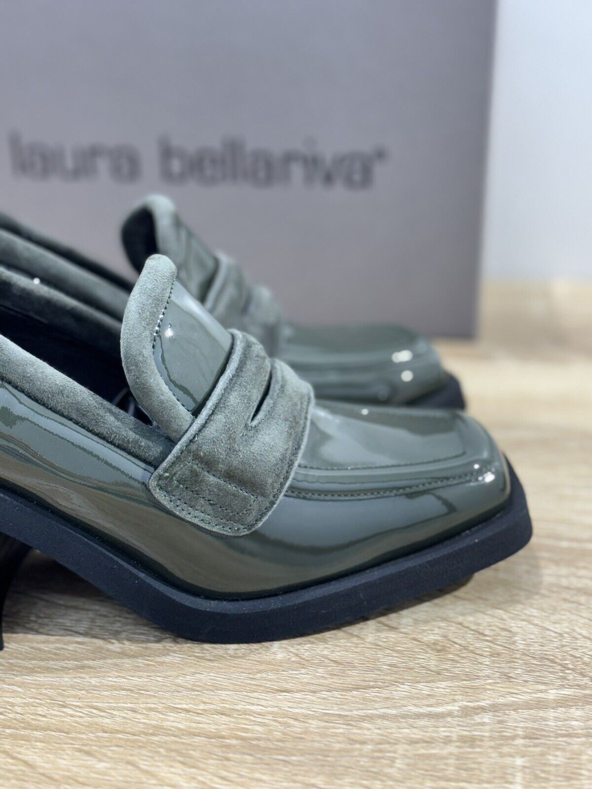 Laura Bellariva Mocassino Donna In Pelle Verdone Loafer Donna Laura Bellariva 38