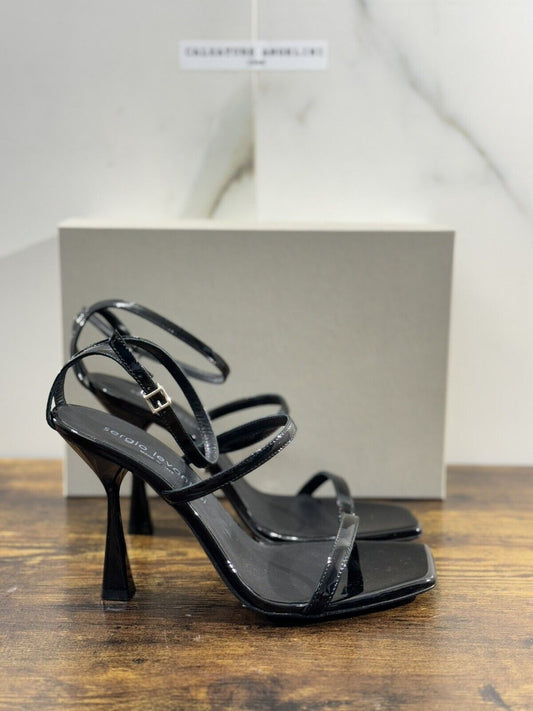 Sergio Levantesi Sandalo Donna Telen23   Nero     Luxury Woman Sandal 40