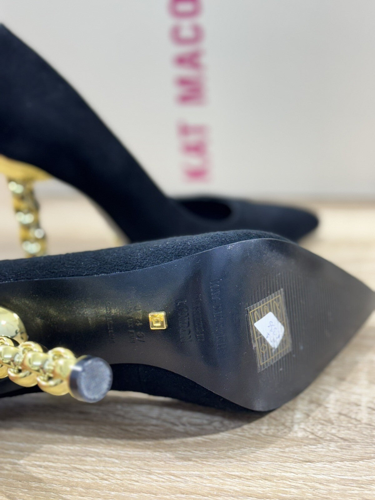 Kat Maconie Decollete’  Donna  Lidia    Suede    Nero Luxury Kat Maconie 37