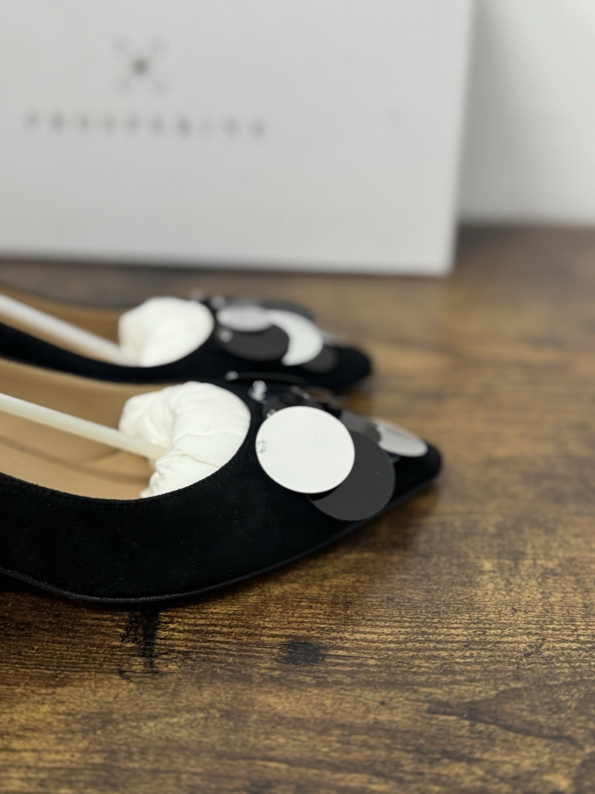 Prosperine Décolleté Pelle  Suede Nero Con Tacco  Scarpa Donna 37