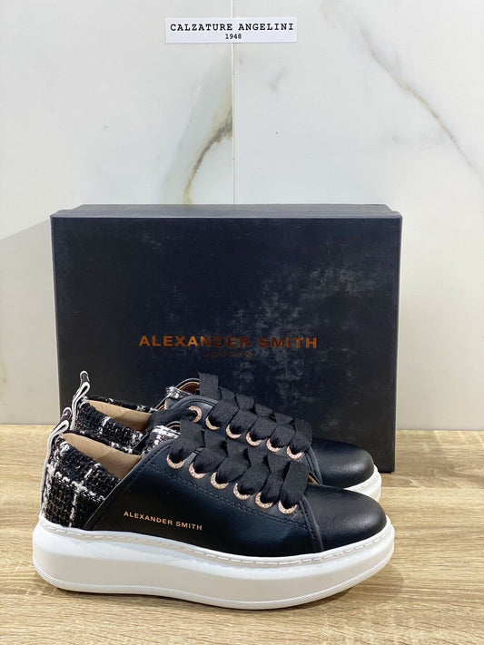 Alexander smith london sneaker donna in pelle Black casual   36