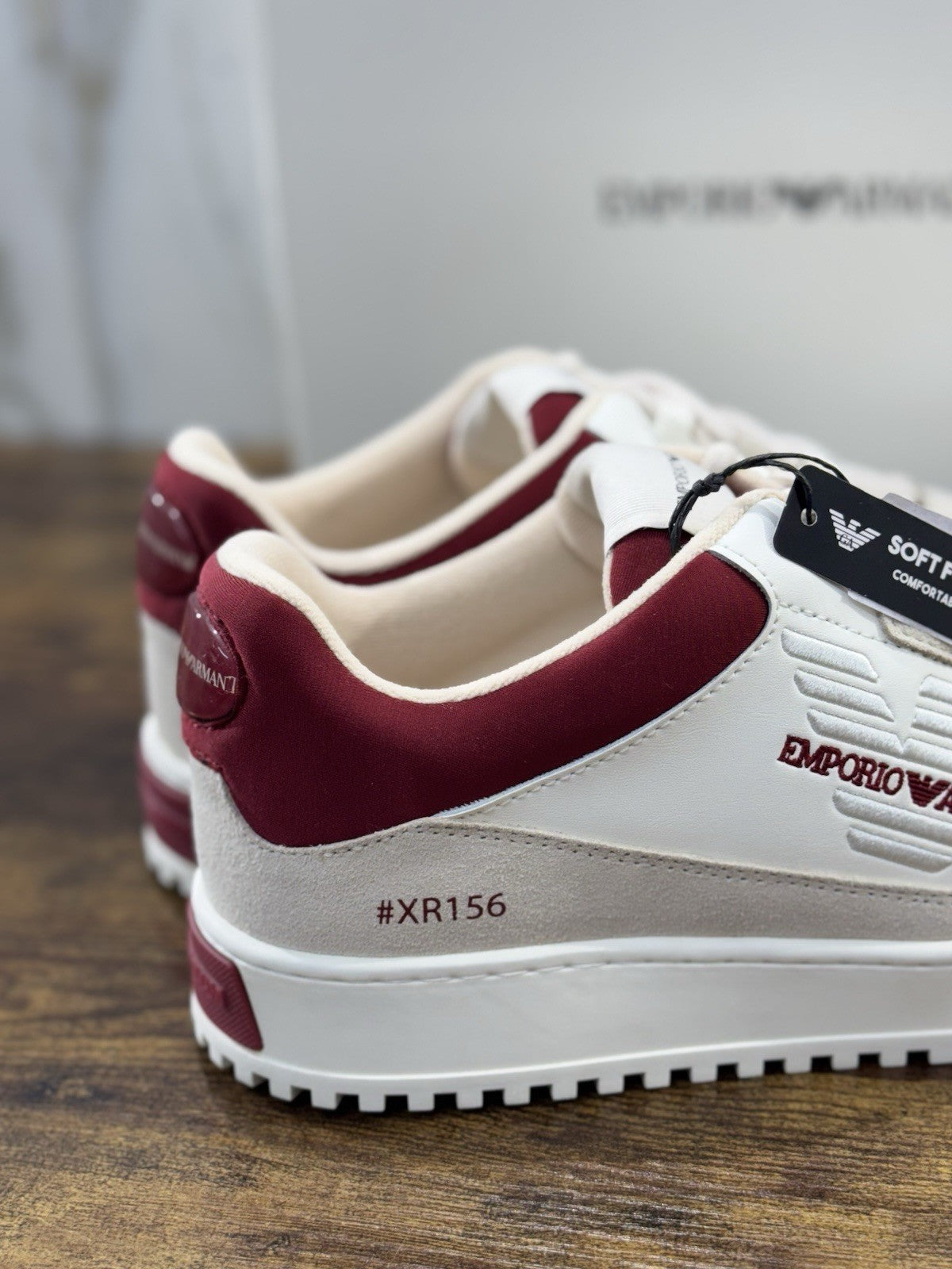 Emporio Armani Sneaker Pelle Bianca Casual Scarpa Armani Uomo 44