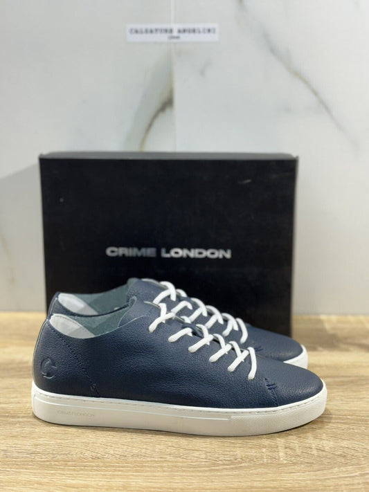 Crime London Sneaker Uomo Row Low       Pelle  Casual Men Shoes 41