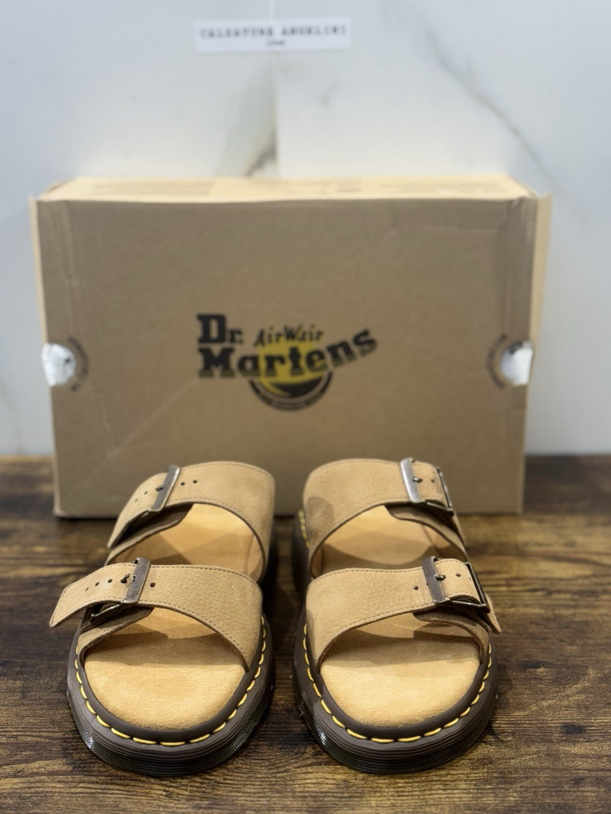 Dr Martens Sandalo  Josef    Pelle Tan Casual Dr Martens Uomo 42