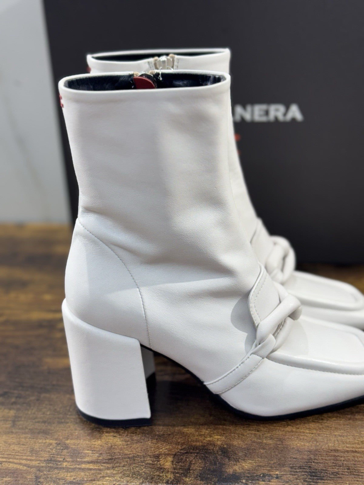 HALMANERA Stivaletto    Pelle Tofu  Con Tacco Luxury Made In Italy Donna 41